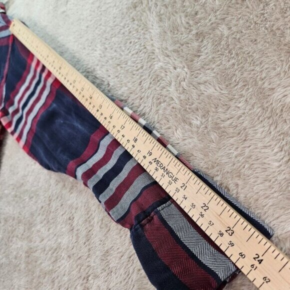 G-Star RAW Shirt Boyfriend Fit Tacoma Long Check Plaid Snap Button Womens Size S - Picture 6 of 11